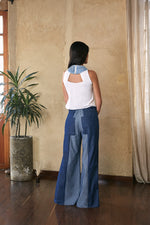 Load image into Gallery viewer, Coordinated denim pants
